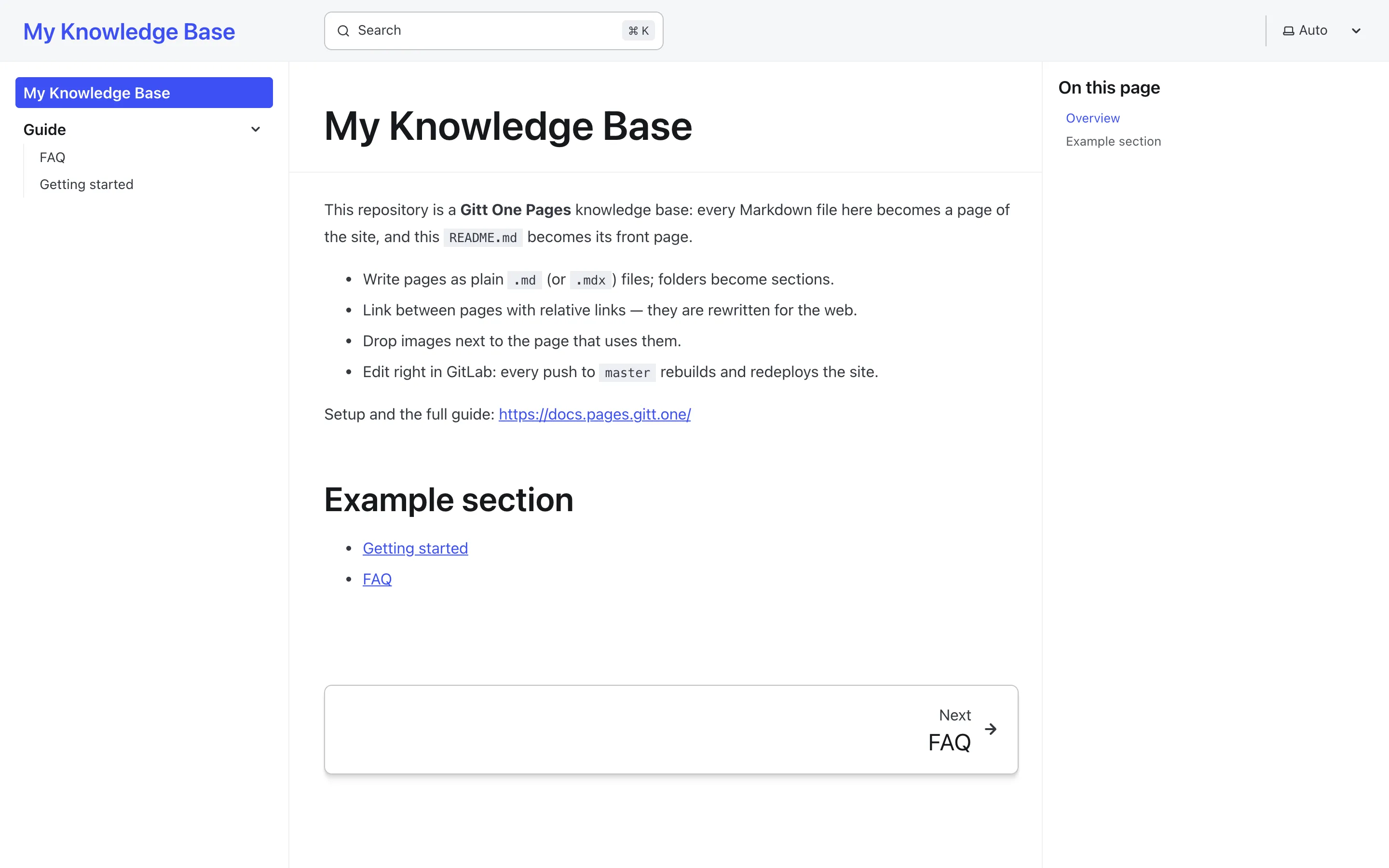 The knowledge-base template, untouched